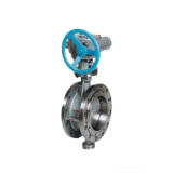 Worm Gear Actuated Flange Double Eccentric Butterfly Valve