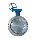Structure Sketch Map of Flange Type Butterfly Valve of Valve (D343H)