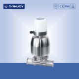 Sanitary Stainless Steel Pneumatic Diaphragm Valve with Mini C-Top