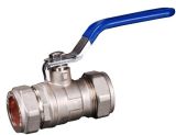 Brass Compression Ball Valve with Steel Handle (YED-A1018)