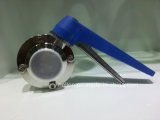 Stainless Steel Food Grade Manual Welded Butterfly Valve