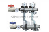 3-Branch Stainless Steel Manifold Set for Floor Heating System