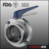 Stainless Steel Plastic Handle Clamped Food Grade Butterfly Valve (JN-BV1013)