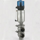 Sanitary Pneumatic Divert Flow Valves with Control Head