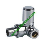 Two Way Brass CE Radiator Valve with Male Union