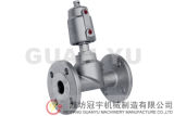 Stainless Steel Flanged Pneumatic Angle Seat Valve