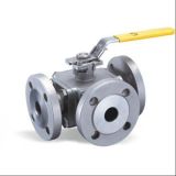 Forged Flanged Steel 3 Way Ball Valve