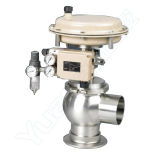 Sanitary Regulating Control Valve with Positioner