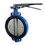 Pn25 Ci Body Handle Wafer Butterfly Valve with Pin (WD7A1X-10/16)