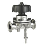Stainless Steel Diaphragm Valve with Sample Adapter