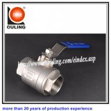 Screw Two Piece Stainless Steel Ball Valve