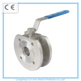Hebei Supply 1PC Stainless Steel 304/316 Flanged Ball Valve