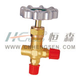 C T-466 Brass Three Way Valve Without Gauge with Silvery Plastic Handle Air Conditioner Parts Refrigeration Parts Refrigeration Tools