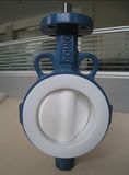 Wafer Type Split Body Butterfly Valve with PTFE