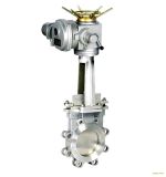 Stainless Steel Electric Flanged Knife Gate Valve