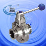 Sanitary Clamped Butterfly-Type Ball Valve