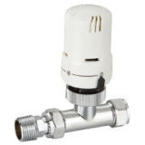 Brass Angle Radiator Valve with Nickle Plated