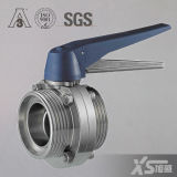 Stainless Steel Sanitary Ss304 Thread Butterfly Valve