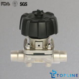Stainless Steel Sanitary Diaphragm Valve with Weld Ends (new design)