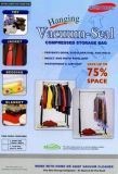 Hanging Vacuum Storage Bag w/patented Air Valve, Slider & Custom Hanger (AT5692W/H)