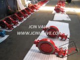 Wafer Type Butterfly Valve for Fire Protection (D073F)