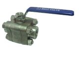 Ss304 316L 3-PC Forged Stainless Steel Female Screw Threaded Ball Valve (JAWAY816)