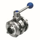 Stainless Steel Weld or Clamp Sanitary Butterfly Valve (RD) with Three Piece