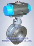 CF8m Flange Butterfly Valve with Pneumatic Actuator (D641X-10/16)