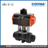 Double Union Pneumatic Actuated Ball Valve with Best Price