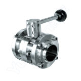Sanitary Stainless Steel Flange Butterfly Valve