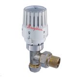 Angled Brass Pex-Al-Pex Thermostatic Radiator Valve