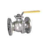 2-PC Flanged Floating Ball Valve Made of Stainless Steel