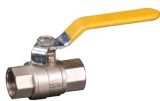 Forging Nickel Plated Brass Ball Valve with Steel Handle (YED-A1009)