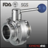 Stainless Steel Sanitary Clamped End Butterfly Valve with Pull Handle (JN-BV1009)