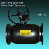 High Performance Fully Welded Flanged Ball Valve with Gear Operator