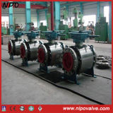 API 6D Forged Stainless Steel Trunnion Ball Valve