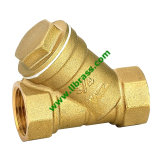 Brass Y-Stainer with Stainless Steel Filter (LL-50006)