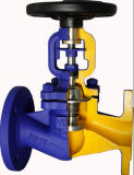 DIN CF8/Carbon Steel Bellow Seal Globe Valves with CE