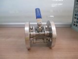 Stainless Steel Sanitary Flanged Ball Valve