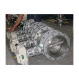 Cast Iron Electric Double Flange Butterfly Valve