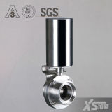 Stainless Steel Sanitary Pneumatic Air Operated Butterfly Valve