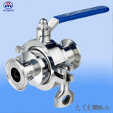 DIN Stainless Steel Manual Clamped Non-Residue Ball Valve for Pharmacy