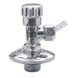 Brass Male Thread Angle Valve with Plastic Handle