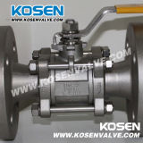 3 Pieces Flanged Stainless Steel Ball Valves