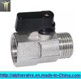 Nickel Plated Brass Mini Ball Valve (a. 0128)