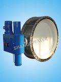 Flanged PTFE Sealed Butterfly Valve (Type: D41F)