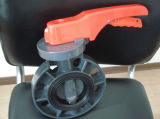 Handle and Gear Type Plastic / PVC Butterfly Valve