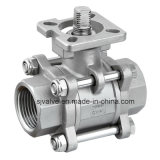 3 PC Sanitary Ball Valve with ISO 5211