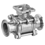3PC Clamp Ball Valve with ISO 5211 CF8