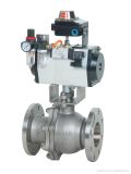 Pneumatic Control Ball Valve with Pneumatic Limit Switch Solenoid Valve